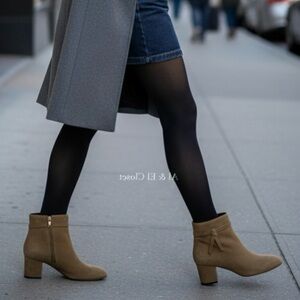 Kate Spade New York Knott Mid Boot Tan Suede Ankle Boots Women’s US 8B NWB